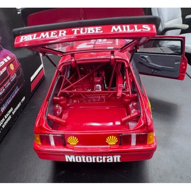 APEX 1:18 DJR FORD SIERRA #17 DICK JOHNSON/ JOHN BOWE WINNER 1989 BATHURST 1000 #392/1080  "EX DECEASED ESTATE SOLD AS IS"