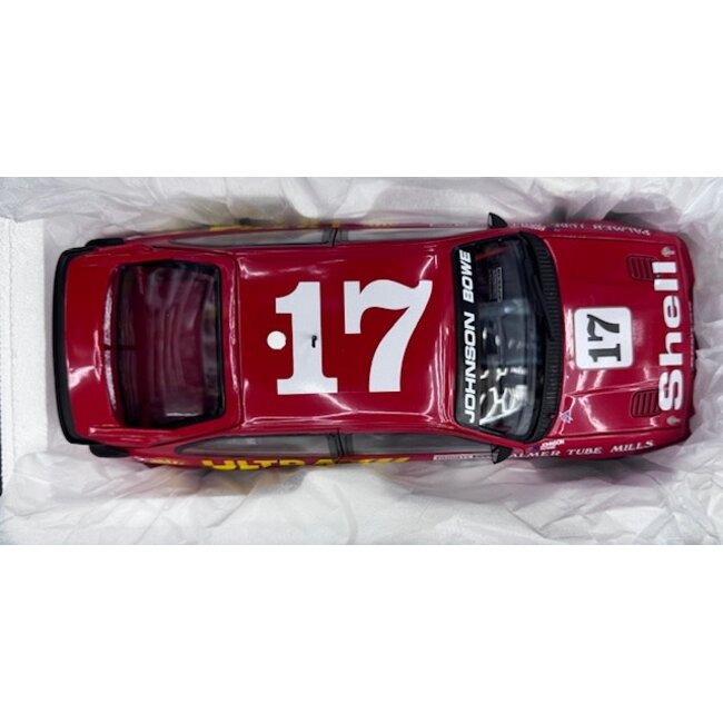 APEX 1:18 DJR FORD SIERRA #17 DICK JOHNSON/ JOHN BOWE WINNER 1989 BATHURST 1000 #392/1080  "EX DECEASED ESTATE SOLD AS IS"