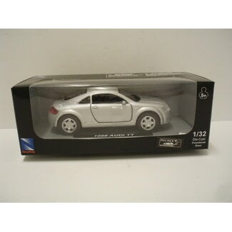 NEW RAY NEWRAY 1/32 D/C AUDI TT COUPE PULL BACK - SILVER COLOUR