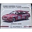 BIANTE  1:18 #41  1988 FORD SIERRA RS500 ETCC TOURIST TROPHY SILVERSTONE DICK JOHNSON / JOHN BOWE   914/1254  "EX DECEASED ESTATE SOLD AS IS "