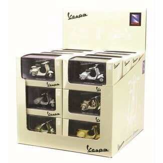 NEW RAY NEWRAY 1/32 VESPA HISTORICAL BIKE 12 ASSTORTED sold as individuals