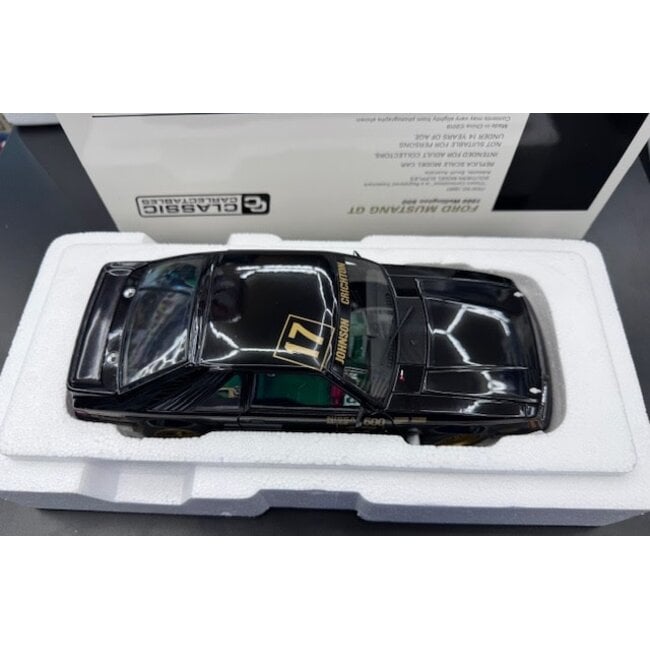 Classic Carlectables 1:18 1986 FORD MUSTANG GT WELLINGTON 500 750 PCE NON NUMBERED RUN