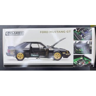 CLASSIC CARLECTABLES Classic Carlectables 1:18 1986 FORD MUSTANG GT WELLINGTON 500 750 PCE NON NUMBERED RUN