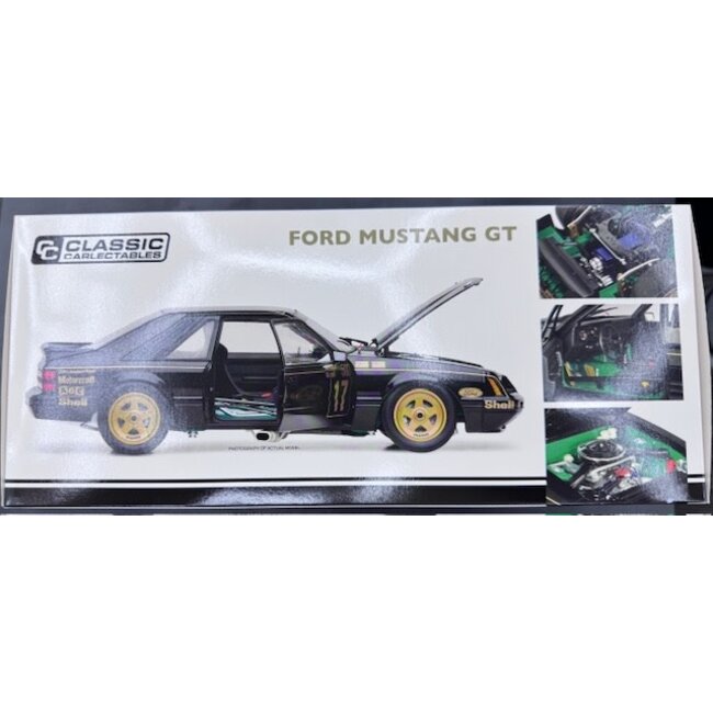 Classic Carlectables 1:18 1986 FORD MUSTANG GT WELLINGTON 500 750 PCE NON NUMBERED RUN