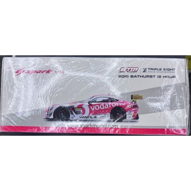 SPARK MODELS 18SP078 1:18 2019 Bathurst 12 Hour -- #888 Vodafone Mercedes-Benz AMG GT3 EX DECEASED ESTSTE SOLD AS IS