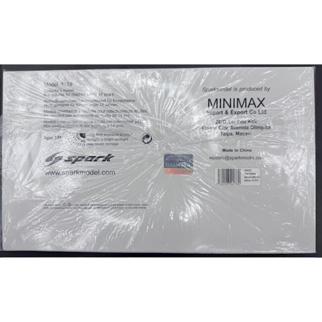 SPARK MODELS 18SP078 1:18 2019 Bathurst 12 Hour -- #888 Vodafone Mercedes-Benz AMG GT3 EX DECEASED ESTSTE SOLD AS IS