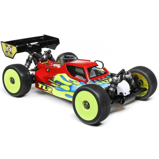 TLR 8IGHT-X/E 2.0 Electric/Nitro 1/8 Competition Combo Buggy Kit, TLR04012