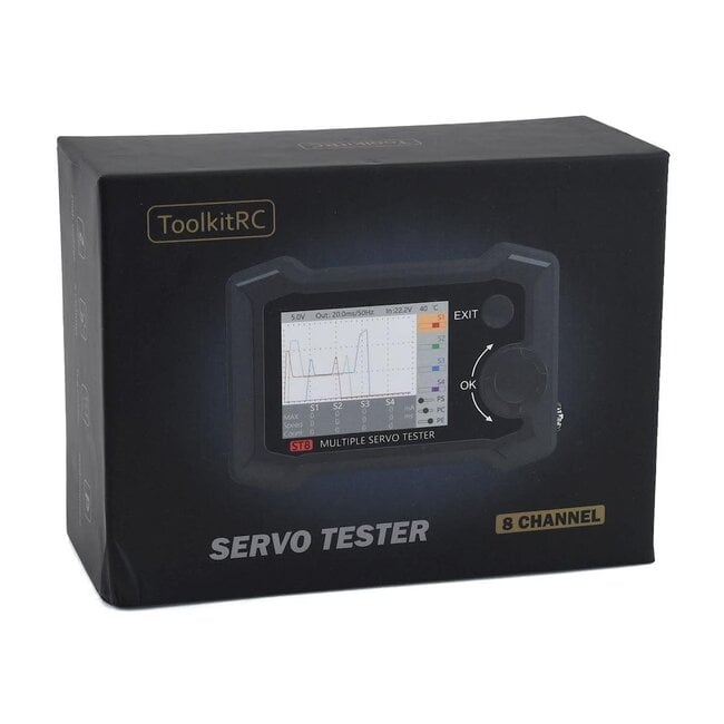 ToolkitRC ST8 Advanced Multi-Servo Tester [TLK-ST8]