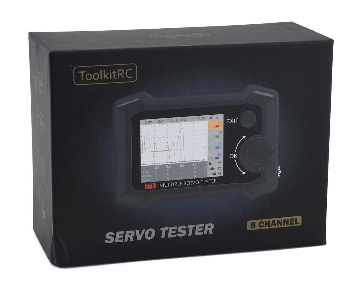 ToolkitRC ST8 Advanced Multi-Servo Tester [TLK-ST8] - www.acercmodels.com
