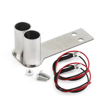 Race RACE 1/10 TWIN TIP EXHAUST WITH LED