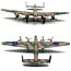 NS Mode Lancaster Bomber 1/144 Diecast Plane