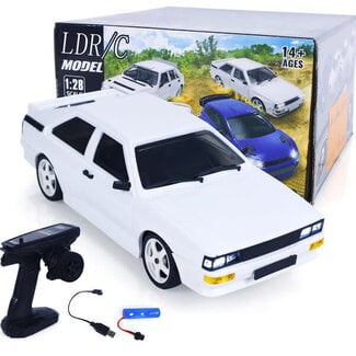 LDRC LDRC 2804W QUATTRO Rally Drift Car RTR 1/28 White
