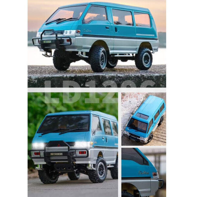 LDRC 1296B Mitsubishi Delica 4WD RTR 1/12 Blue