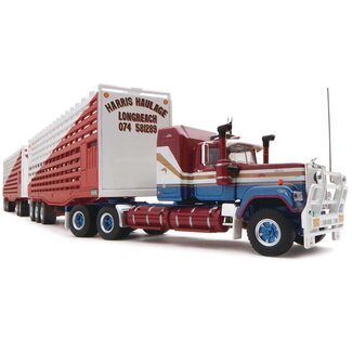 HIGHWAY REPLICAS *** PRE ORDER 4th Qtr 2026 *** HIGHWAY REPLICAS 1/64 HARRIS HAULAGE  LIVESTOCK ROAD TRAIN