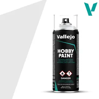 VALLEJO Vallejo Aerosol Grey Primer 400ml Hobby Spray Paint [28011]