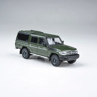 PARA64 Para64 1/64 2014 Toyota Land Cruiser Dbl Cab Pickup LC79 Military Green RHD