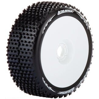 LOUISE WORLD LOUISE B-Hornet 1/8 Buggy Tyre Super Soft White