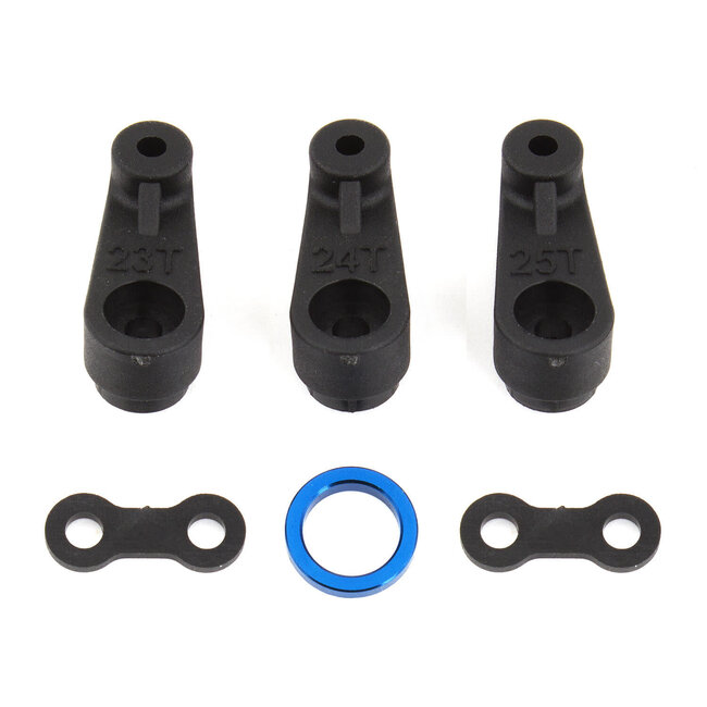 TEAM ASSOCIATED RC10B6 Servo Horns, 15.5 mm