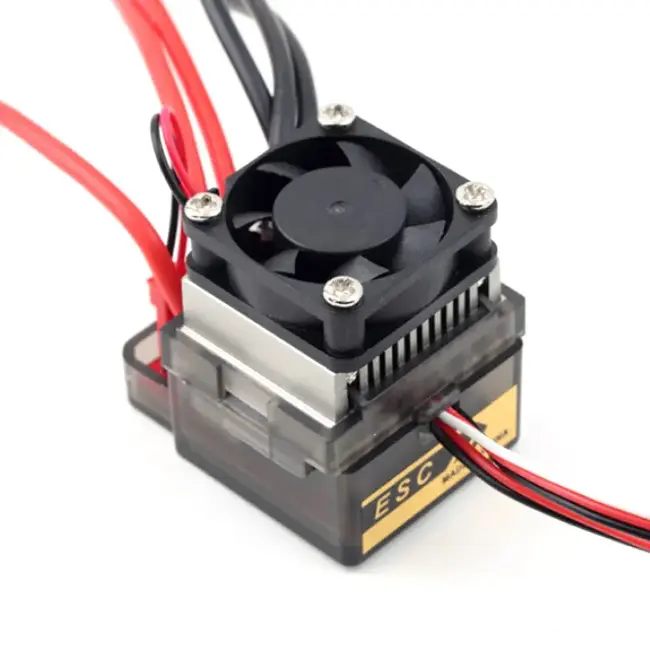 ACE Brushed Esc 7.2V -16V FWD/REV WITH DRAG BRAKE & COOLING FAN