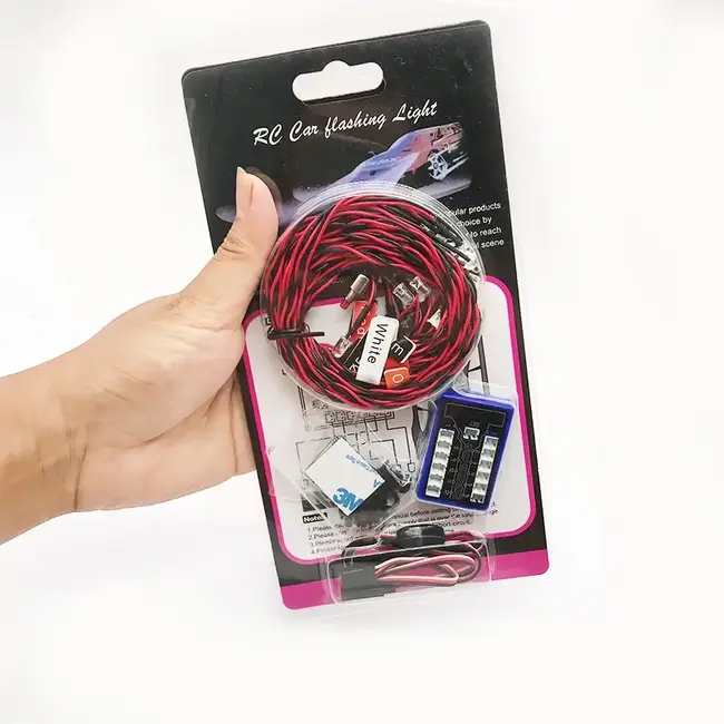 GT POWER / ACE R/C LED LIGHT KIT FOR RC CAR INDICATORS, HEADLIGHT &  BRAKES