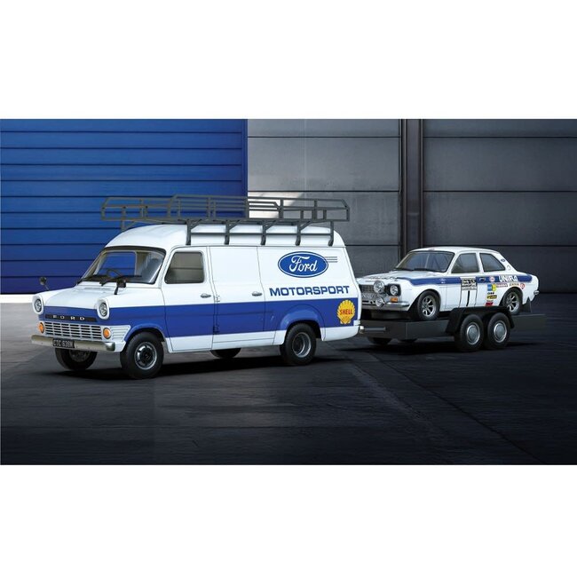 *** PRE ORDER 4th Qtr SCALEXTRIC 1/32 FORD TRANSIT MK1 AND MK1 ESCORT - FORD MOTORSPORT SLOT CAR