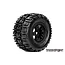 ROAPEX RENEGADE 1/8 MONSTER TRUCK TIRE BLACK WHEEL WITH 17MM HEX MOUNTED