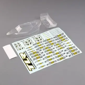 LOSI TLR Ultra Lightweight Body & Wing, Clear, 22 5.0