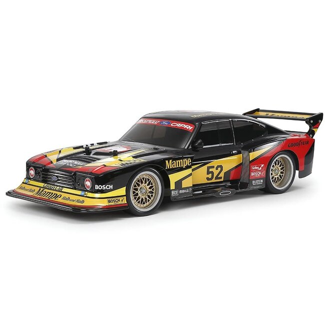 TAMIYA 1978 FORD ZAKSPEED CAPRI TT-02 1/10 RC KIT REQUIRES TX, RX, SERVO, BATTERY CHARGER & PAINT