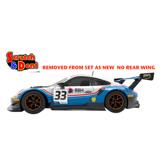 SCALEXTRIC SCRATCH & DENT PORSCHE 911GTt3 #33 REMOVED FROM SET AS NEW