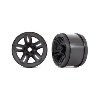 TRAXXAS TRAXXAS WHEELS 3.8' (BLACK) (2) (17MM SPLINED)