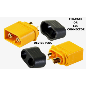ACE IMPORTS ACE XT60 Connector Male -Device Side   RETAIL         10+ 20%  DISCOUNT