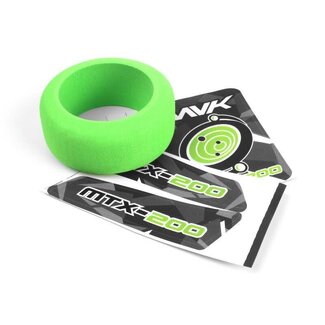MAVERICK MAVERICK TRANSMITTER WHEEL FOAM & DECALS (GREEN)