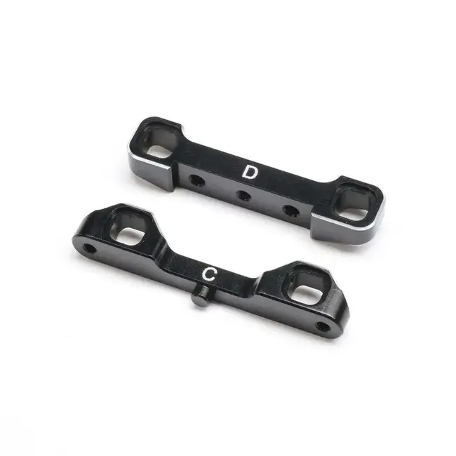 TLR Adjustable C and D Pivot Set, Black, 22S Sprint Car