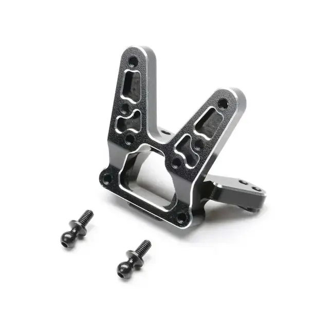 TLR Aluminium Rear Bulkhead, Black, 22S Sprint Car