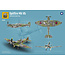 Build Army Supermarine Spitfire Mk.Vb WWII German British Fighter Jet Model Brick Kit