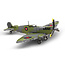 Build Army Supermarine Spitfire Mk.Vb WWII German British Fighter Jet Model Brick Kit