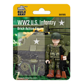 BUILD ARMY Build Army U.S. Infantry Soldier Model Brick Kit