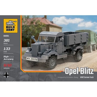 BUILD ARMY Build Army Opel Blitz WWII German Truck Model Brick Kit
