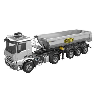 KABOLITE ***PRE-ORDER EARLY JUNE 2026*** Kabolite K5801 RC Truck Electric 4WD 1/14 Scale RTR with Electric Axle Tipper Trailer - Silver