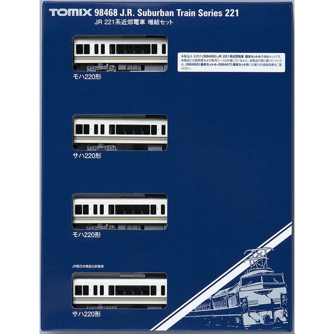 Tomix N 221 Suburban Train Addon Set 4 cars