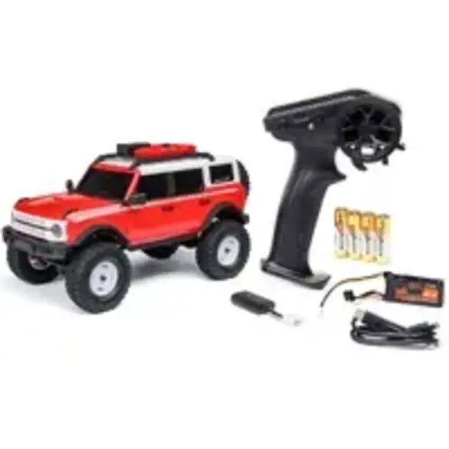 AXIAL SCX24 2021 FORD BRONCO 1/24 SCALE CRAWLER READY TO RUN RED AXI00006V2T6