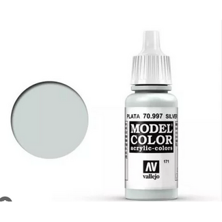 VALLEJO Vallejo 70.997 Model Colour Metallic Silver 17 ml Acrylic Paint