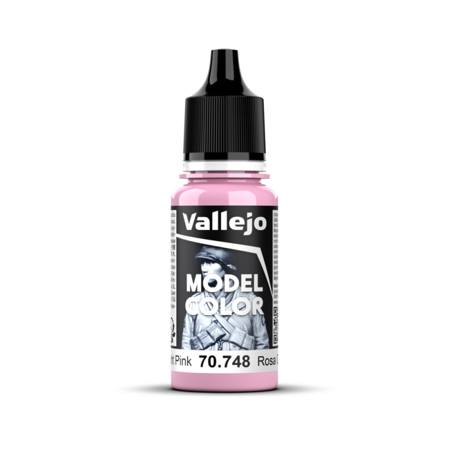 Vallejo Model Colour #042 - Light Pink - 18 ml Matt Acrylic Paint