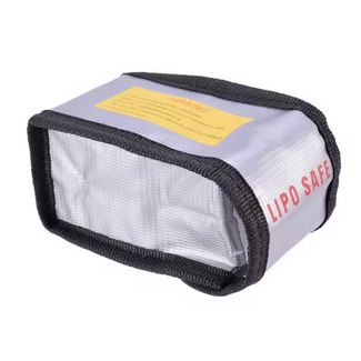 ACE IMPORTS LIPO SAFE  BAG SMALLEST SILVER  64x50x95mm