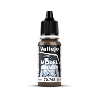 VALLEJO Vallejo Model Colour #143 - BC Dark Brown - 18 ml Matt Acrylic Paint