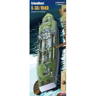 ForeArt ForeArt 1/72 Schnellboot S-38/1940 Plastic Model Kit