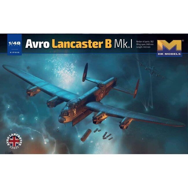 Hong Kong Models 1/48 Avro Lancaster B MK.1 Plastic Model Kit * Aust Decals*