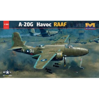 HONG KONG MODELS Hong Kong Models 1/32 A-20 Havoc RAAF Plastic Model Kit *Aust Decals*