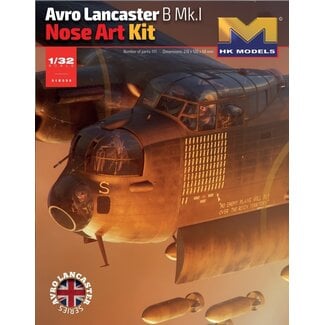 HONG KONG MODELS Hong Kong Models 1/32 Lancaster B Mk.I Nose Art Kit Plastic Model Kit