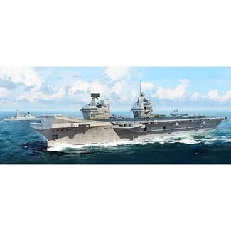 TRUMPETER Trumpeter 1/700 H.M.S. Queen Elizabeth Aircraft Carrier Plastic Model Kit [06751]